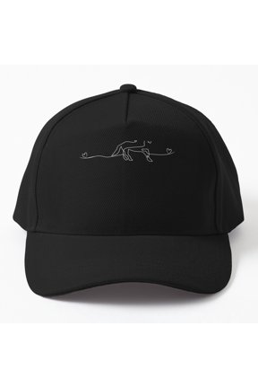 Horse Lover Line Drawing Baseball Cap, Equestrian Minimal Graphic Design, Classic Everyday Hat