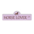 thumbnail image 1 of Horse Lover Plastic Street Sign - 6 Inch X 18 Inch Gift Animal Rider Equestrian Pet Nature Ranch Stable Loyal Decor Family Love, 1 of 4