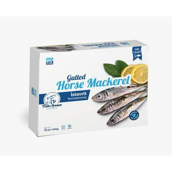 Horse Mackerel - Gutted -16 oz KKS1- Wild Caught - Wild Caught Gutted Horse Mackerel - Temizlenmis Istavrit