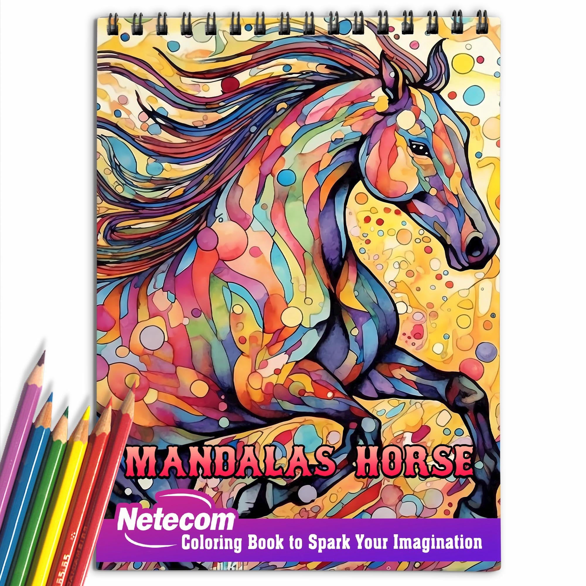 horse coloring pages mandels