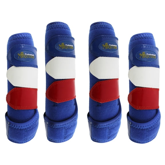 Horse Medium 4-Pack Professional Equine Sports Medicine Splint Boots 4149C