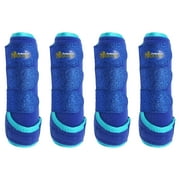 Horse Medium 4-Pack Professional Equine Sports Medicine Splint Boots 4167C