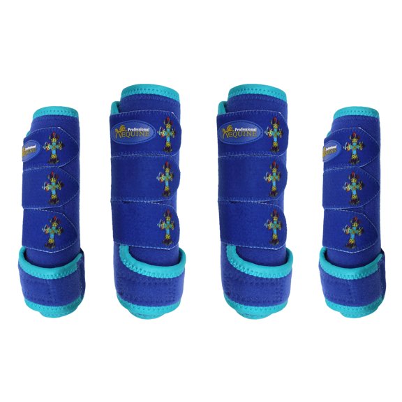 Horse Medium 4-Pack Sports Medicine Splint Boots Cross 4183C