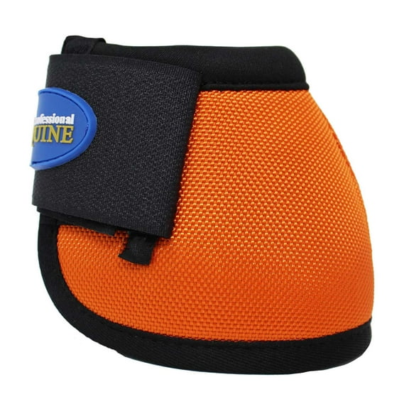 Horse Medium Ballistic Overreach No-Turn Bell Boots Orange 4109OR