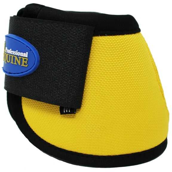 Horse  Medium Ballistic Overreach No-Turn Bell Boots Yellow 4109YL