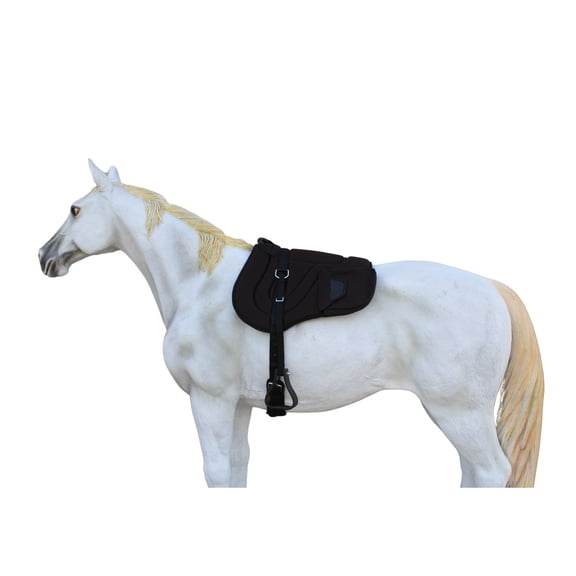 Horse Neoprene Padded Anti-Slip Breathable Bareback Saddle Pad Black 39LW04BK