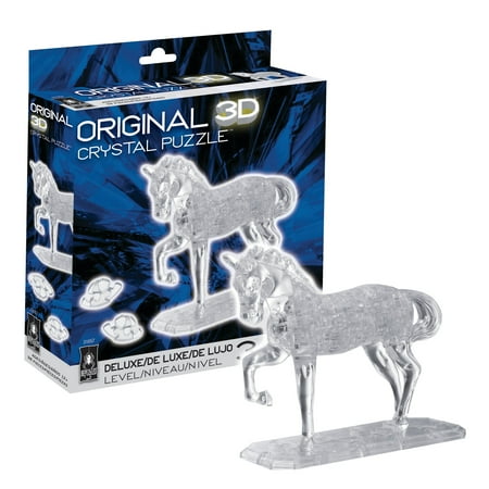 Horse Original 3D Crystal Puzzle from BePuzzled, Ages 12 and Up