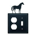 thumbnail image 1 of Horse Outlet and Switch Cover - Black, 1 of 1