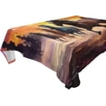 thumbnail image 1 of Horse Painting Rectangle Tablecloth Waterproof Polyester Table Clothative Stain Resistant & Wrinkle Resistant Washable Table Cover for Dining Table/Party/Camping 60x108 Inch Decor Gift, 1 of 7