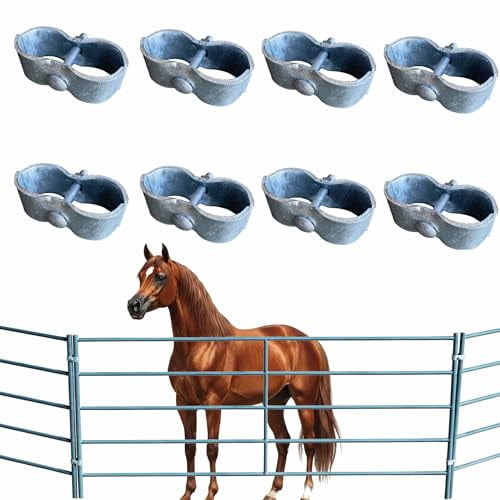 Horse Panel Clamps 1-5/8" Heavy-Duty Galvanized Livestock Corral & Fence Clamps for Horses & Livestock 8 Pack$$Garden & Patio