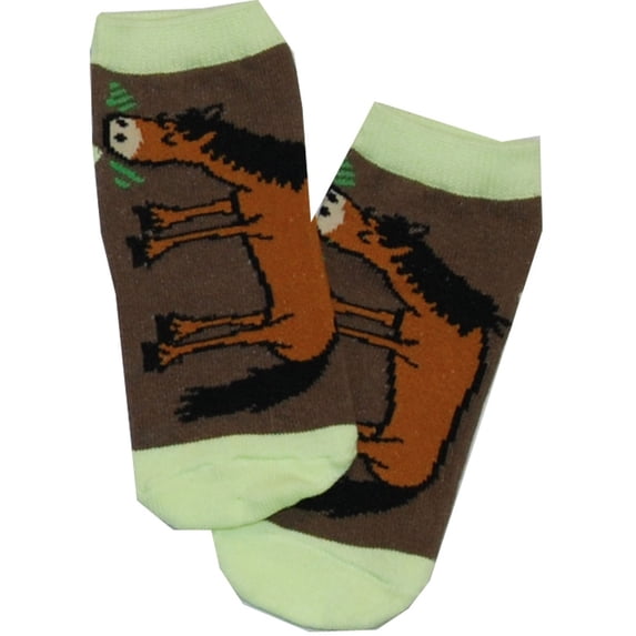 Horse Pasture Bedtime Kid's Socks - 4-8