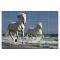 thumbnail image 1 of Horse Photo Ceramic Tile Mural Kitchen Backsplash Bathroom Shower, 405258-XL64, 1 of 3