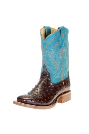 Horse Power Boys Kids  Impostrich Turquoise Sinsation 2 Chocolate