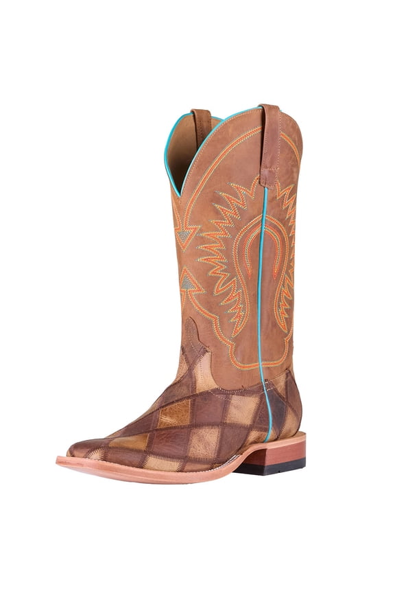 Horse Power Crazy Train Patchwork - Boot Mens Western - Hp1053