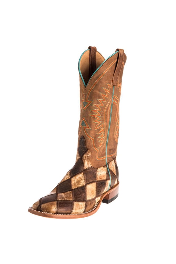 Horse Power Crazy Train Patchwork - Boot Mens Western - Hp1053