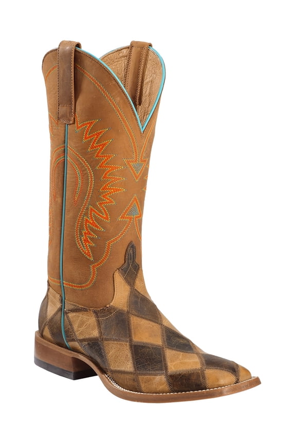 Horse Power Crazy Train Patchwork - Boot Mens Western - Hp1053