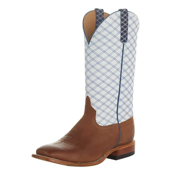 Horse Power Men's Sugared Brass Western Boot Broad Square Toe Tan 8 D(M) US