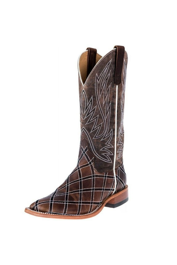 Horse Power Sabotage Mocha Crisscross - Boot Mens Western - Hp1082