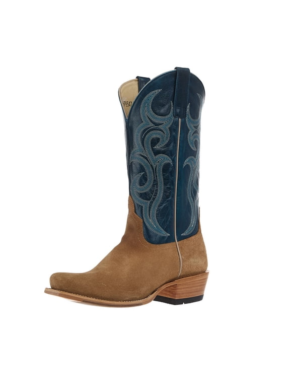 Men`s TH HP Tan Crazy Roughout Vamp 13in Azure New Orleans Top Tan 12 D