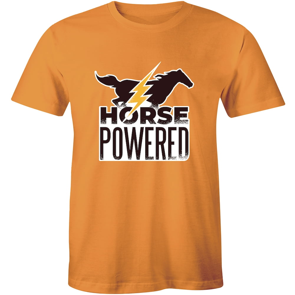 Horse Powered Portrait Equestrian Men's Animals T-Shirt