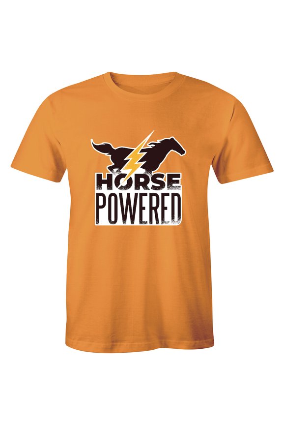 Horse Powered Portrait Equestrian Shirt Men'S Tshirt Animals All Size S-5XL
