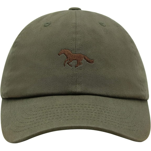 Horse Premium Dad Hat Embroidered Cotton Baseball Cap Zoo Unisex
