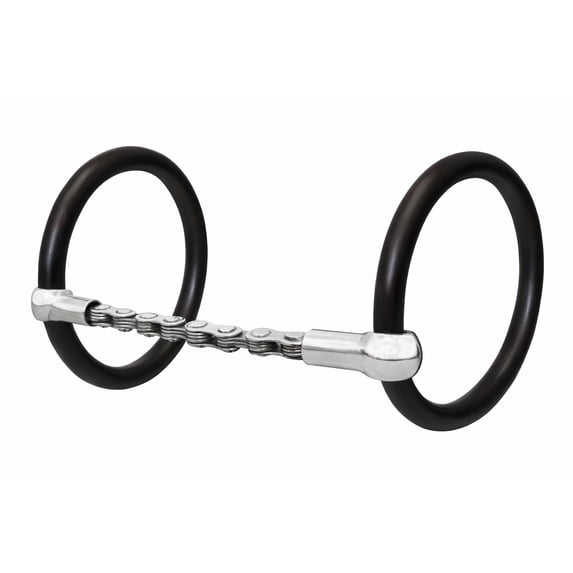 Horse Professional's Choice 31/4" Loose Ring 5 1/4" Chain Mouth Horse Bit 35570
