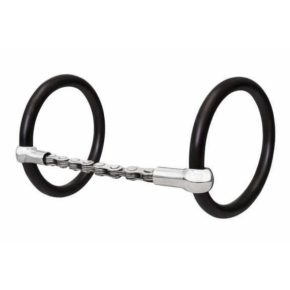 Horse Professional's Choice 31/4" Loose Ring 5 1/4" Chain Mouth Horse Bit 35570