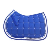 Horse Quilted ENGLISH SADDLE PAD Trail All Purpose Blue 72F50