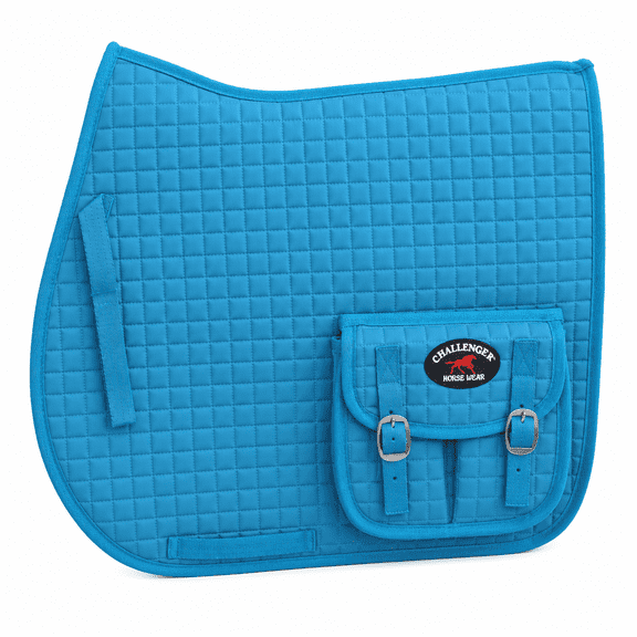 Horse Quilted ENGLISH SADDLE PAD Trail Aussie Australian Dressage Pockets 7281