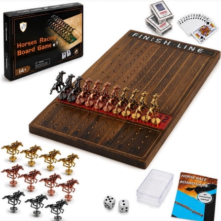 Walmart Racing Game Officially Licensed Kentucky Derby Dice-Card Party Horse Racing Game ...