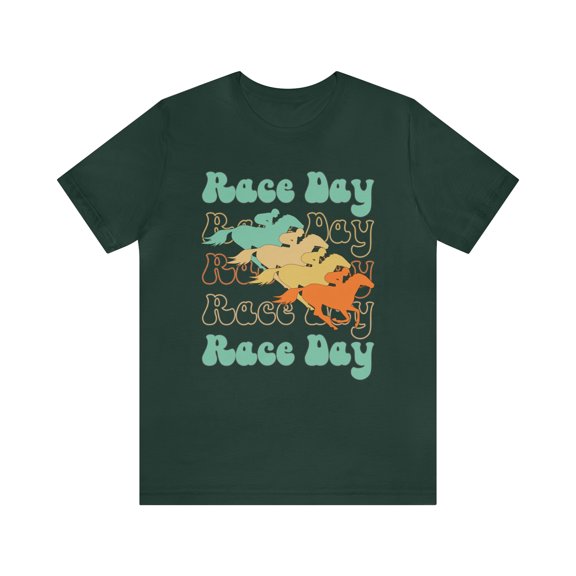 Horse Race Day t-Shirt, Horse Racing Top, Derby Day Tee, Mens or Womens