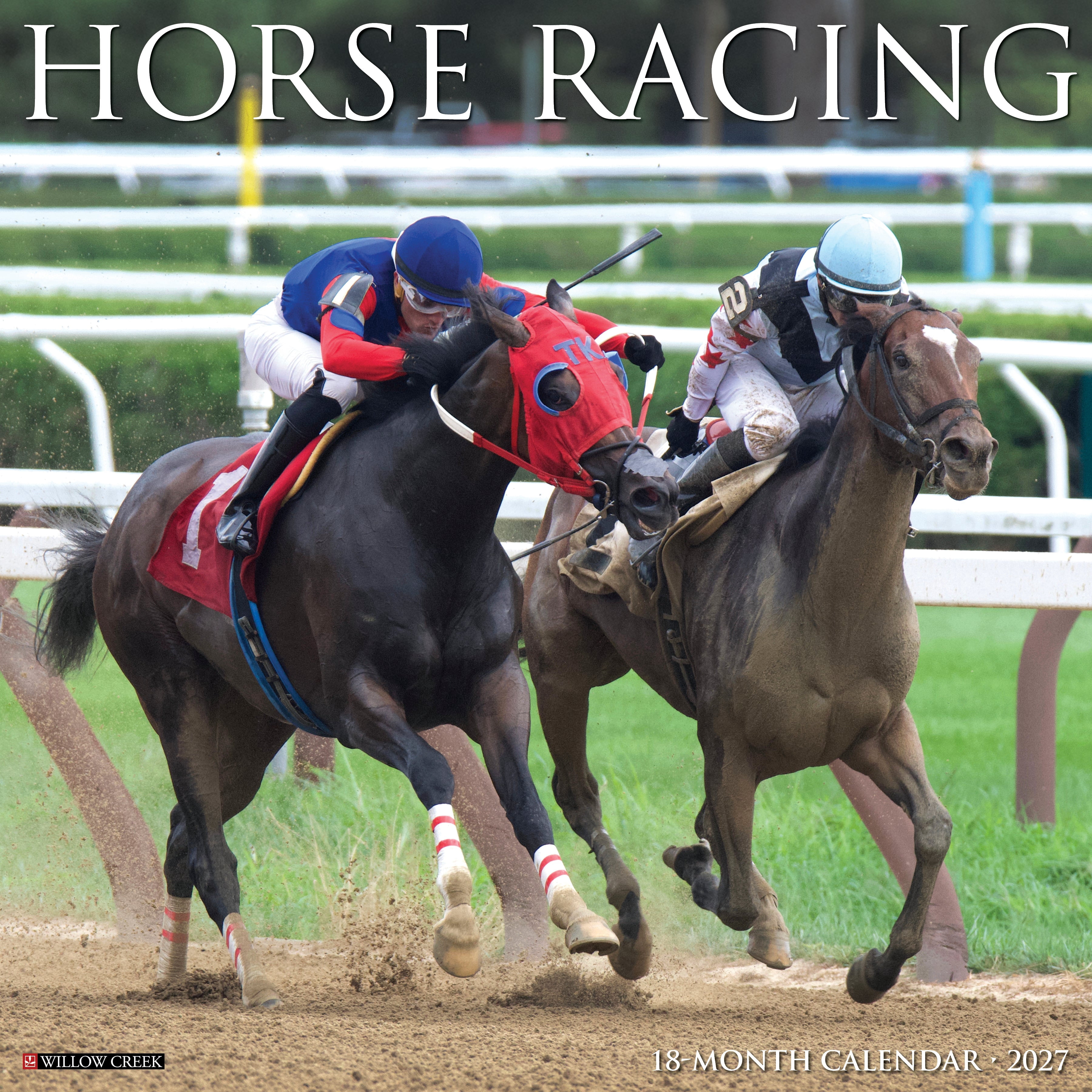 Willow Creek Press, Horse Racing 2027 Wall Calendar