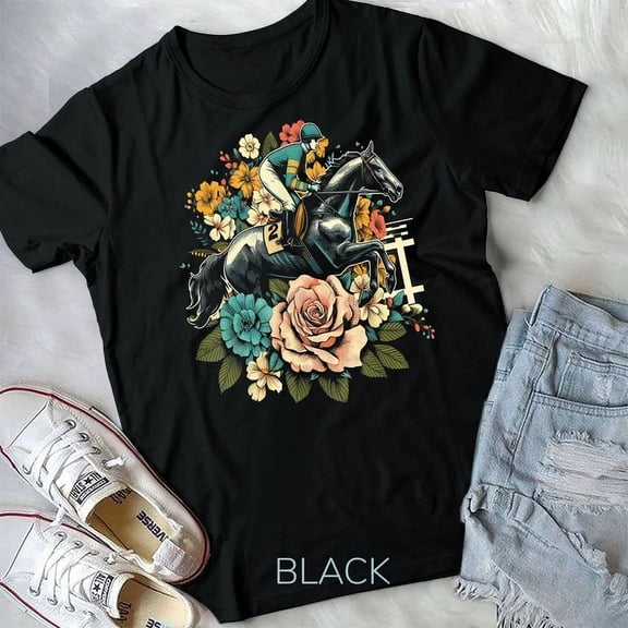 Horse Racing In Women'S Cottagecore Cute Derby Horse Race T-Shirt Unisex T-Shirt