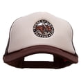 thumbnail image 1 of Horse Racing Life Embroidered Foam Panel Mesh Snapback - Brown Tan OSFM, 1 of 5
