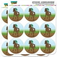 thumbnail image 1 of Horse Racing Race Jockey 18 2" Planner Calendar Scrapbooking Crafting Stickers, 1 of 2
