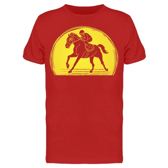 Horse Racing Sunlight Figure Tee Men's -Image by Shutterstock