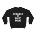 thumbnail image 1 of Horse Racing Sweatshirt, Gifts, Sweater Shirt, 1 of 9