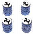 thumbnail image 1 of Horse Rearing Up on White Tire Rim Wheel Aluminum Valve Stem Caps, Multiple Colors, 1 of 1