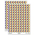 thumbnail image 1 of Horse Rearing on Hind Legs Solid 200+ Round Stickers - Rainbow - Matte Finish - 0.50" Size, 1 of 3