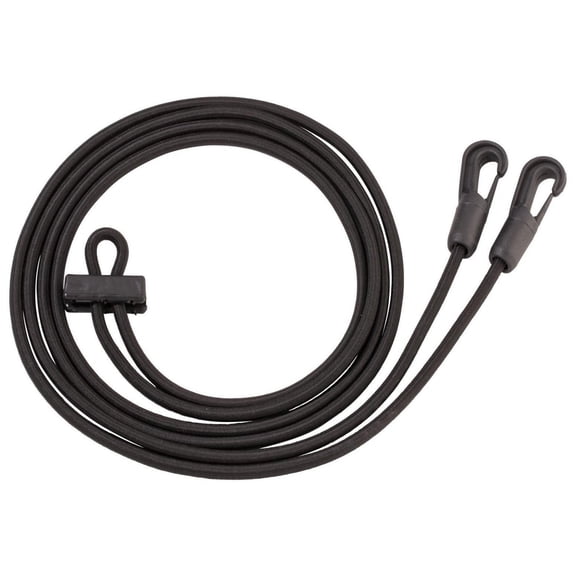 Horse Rein Elastic Neck Stretcher Adjustable Rope for Horse Training Aid Alternative to Side Reins 3m(Black)