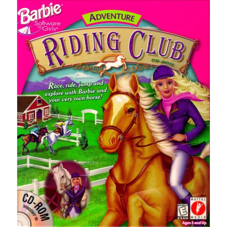 【MPQ】MPQ *horse riding club* Horse Riding Barbie Riding Club Poseable Barbie Doll 1997
