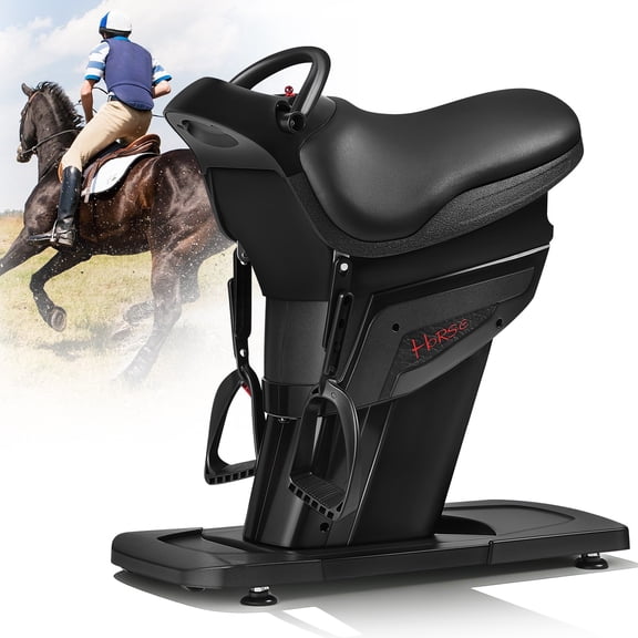 YEAHIBABY Whisper Quiet Electric 3D Horse Riding Simulator for All Ages and Fitness Levels
