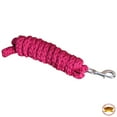 thumbnail image 1 of Horse Riding Poly Roping Lead Rope Burgundy 1/4 Inx8 Ft Snaps, 1 of 5
