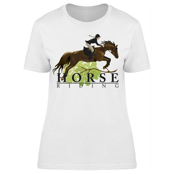 Horse Riding T-Shirt Women -Image by Shutterstock, Female x-Large