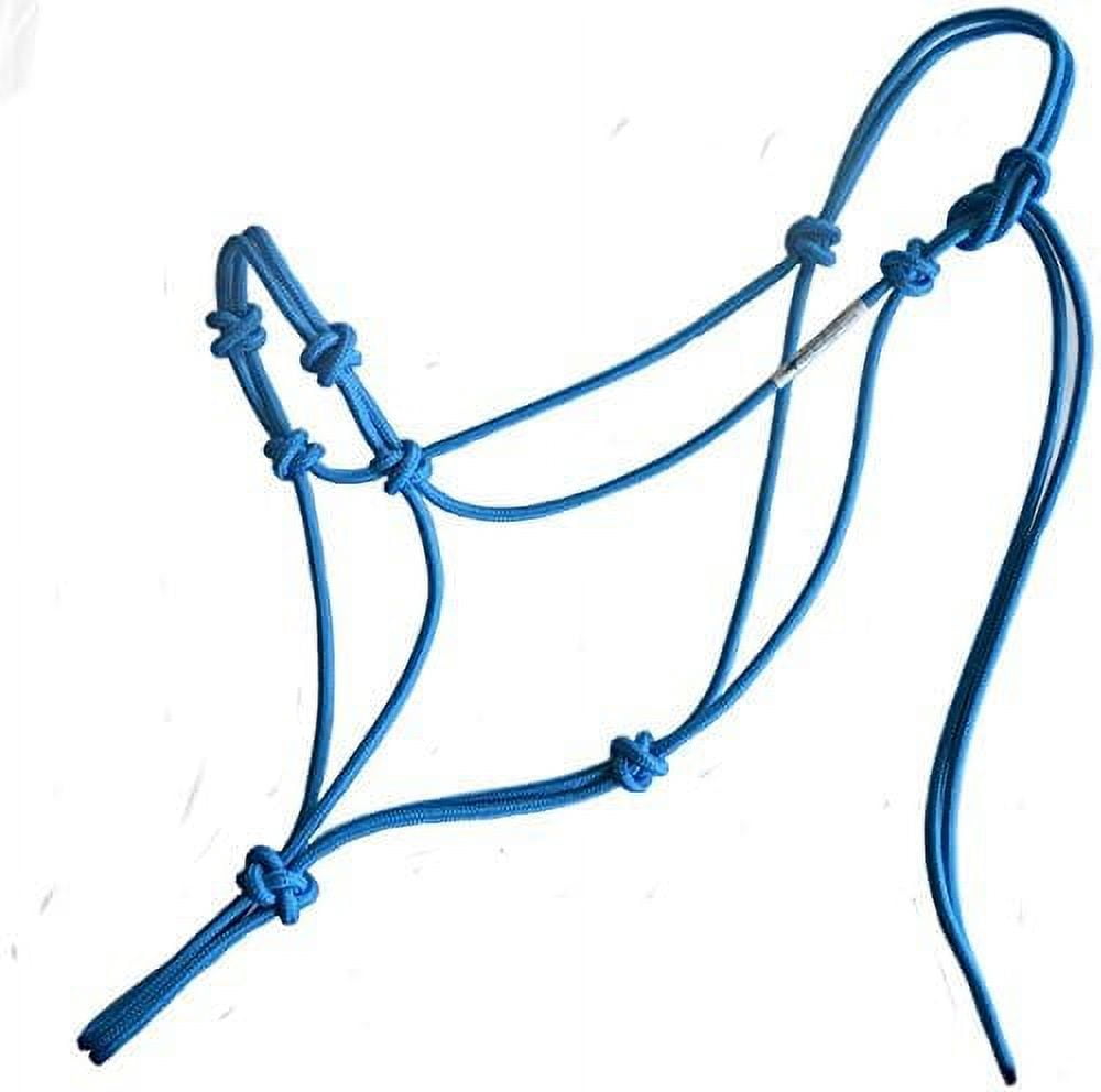 Horse Rope Training Halter 4 Knot 1/4" Stiff Halter Cord Used by