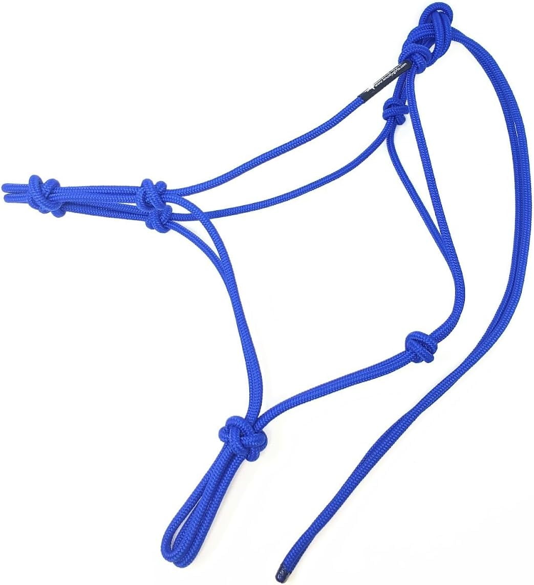 Horse Rope Training Halter 4 Knot 1/4" Stiff Halter Cord Used by