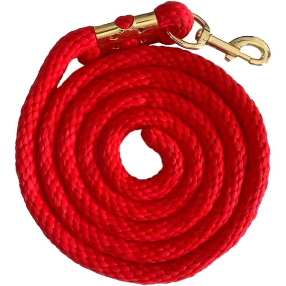 Horse RopeTraining Lead Rope with Trigger Bull Snap Strong Cord Long Walking Lead for Handling Equestrian Sports2m