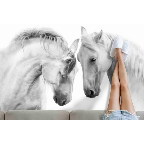 Horse Rug, Horse Lover Gift Rugs, Farmhouse Rugs, Animal Rug, Living Room Rug, 3D Printed Rug, Wedding Rug, Pattern Rug, Bridesmaid Gift, 2.6'x9.2' - 80x280 cm