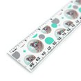 thumbnail image 1 of Horse Running Painting Aqua Pink 12 Inch Standard and Metric Plastic Ruler, 1 of 3